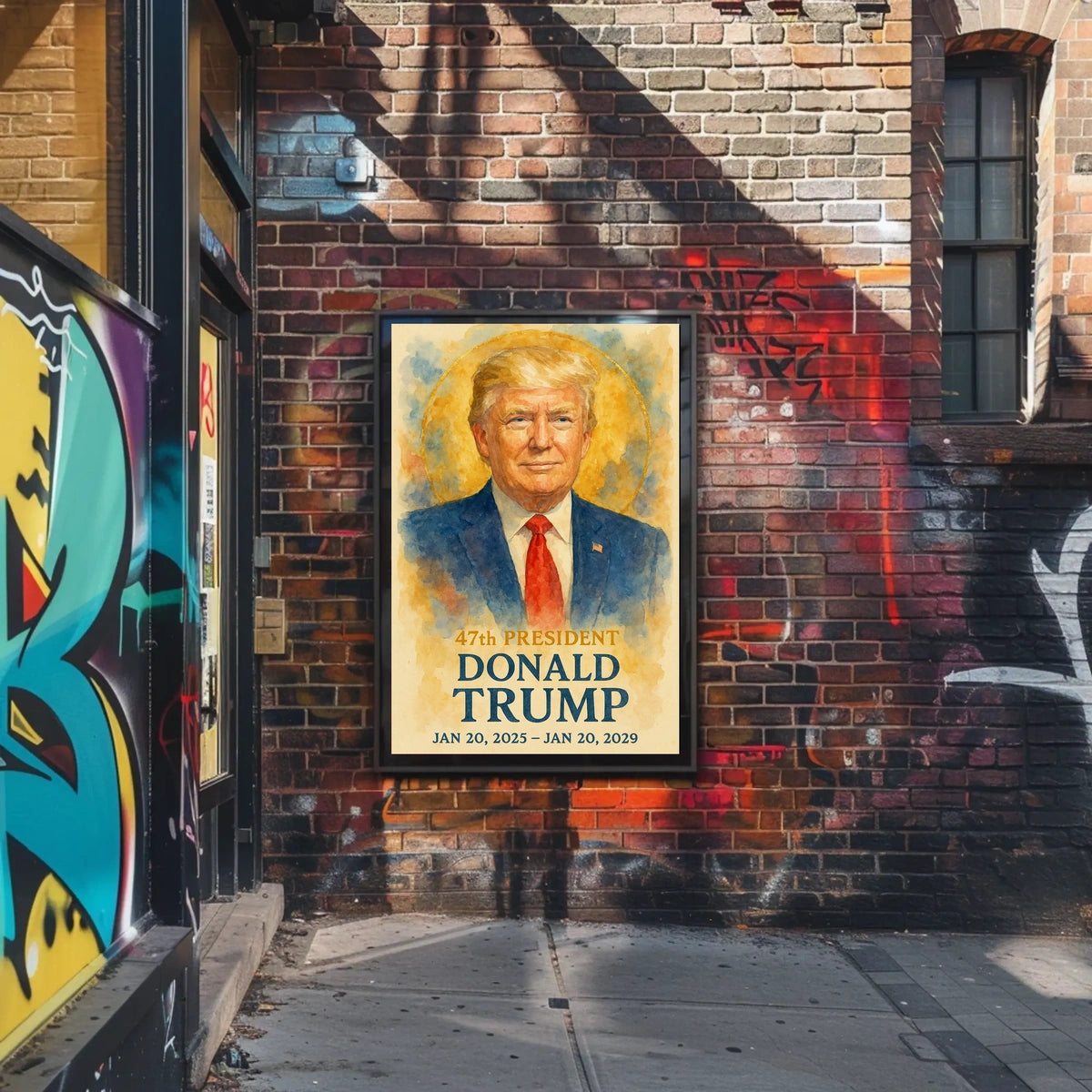 Trump 47th President Scenic Patriotic Wall Art Poster