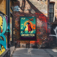 Antarctica Adventure Vintage Travel Art Poster PosterGoat
