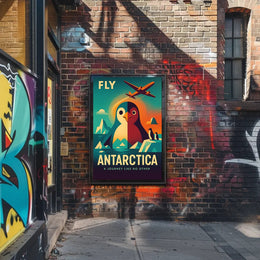 Antarctica Adventure Vintage Travel Art Poster PosterGoat