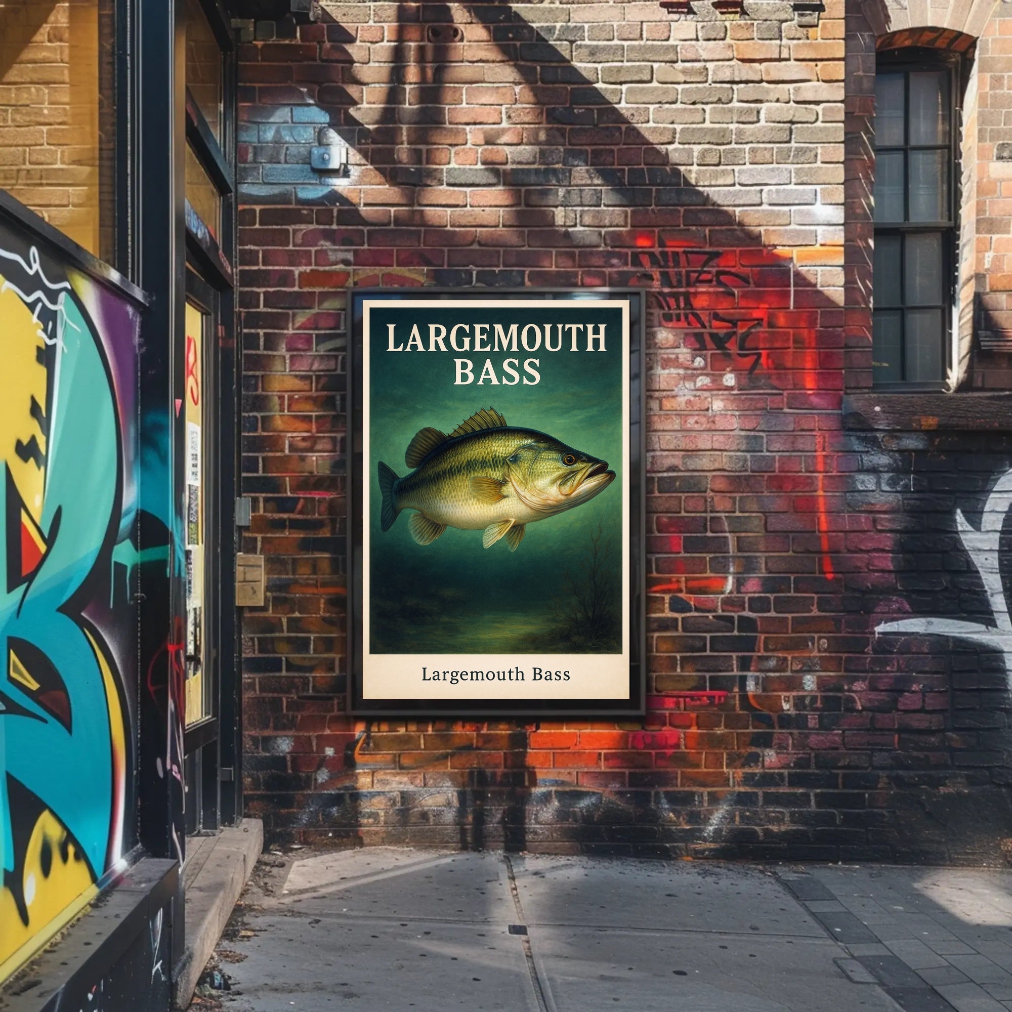 Largemouth Bass Poster PosterGoat