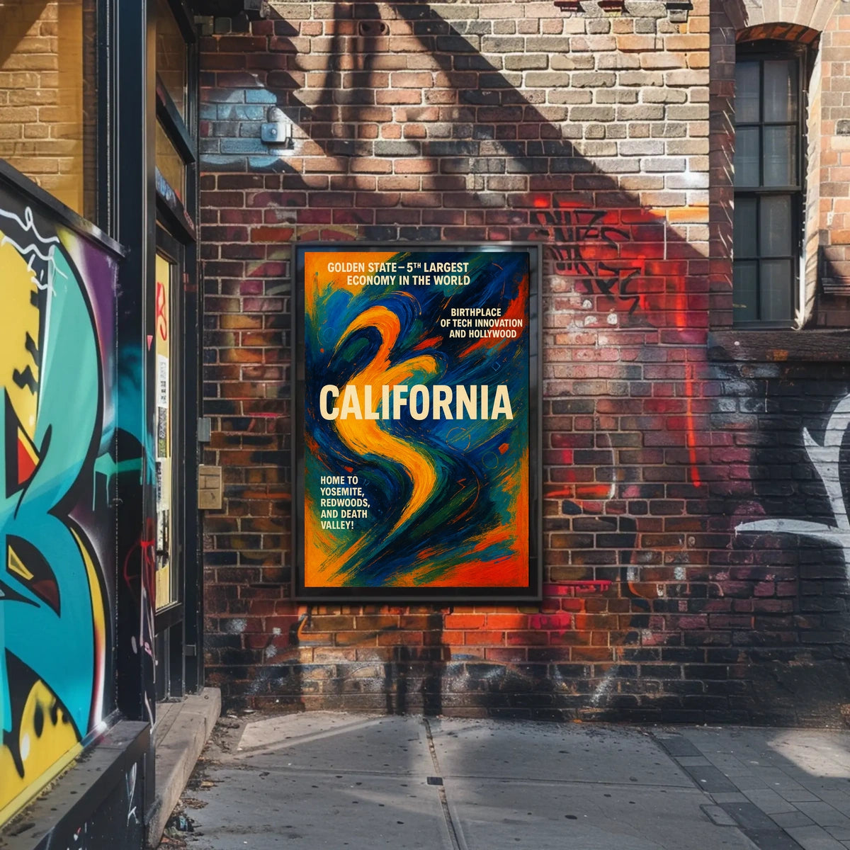 California The Golden State Poster