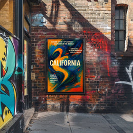 California The Golden State Poster