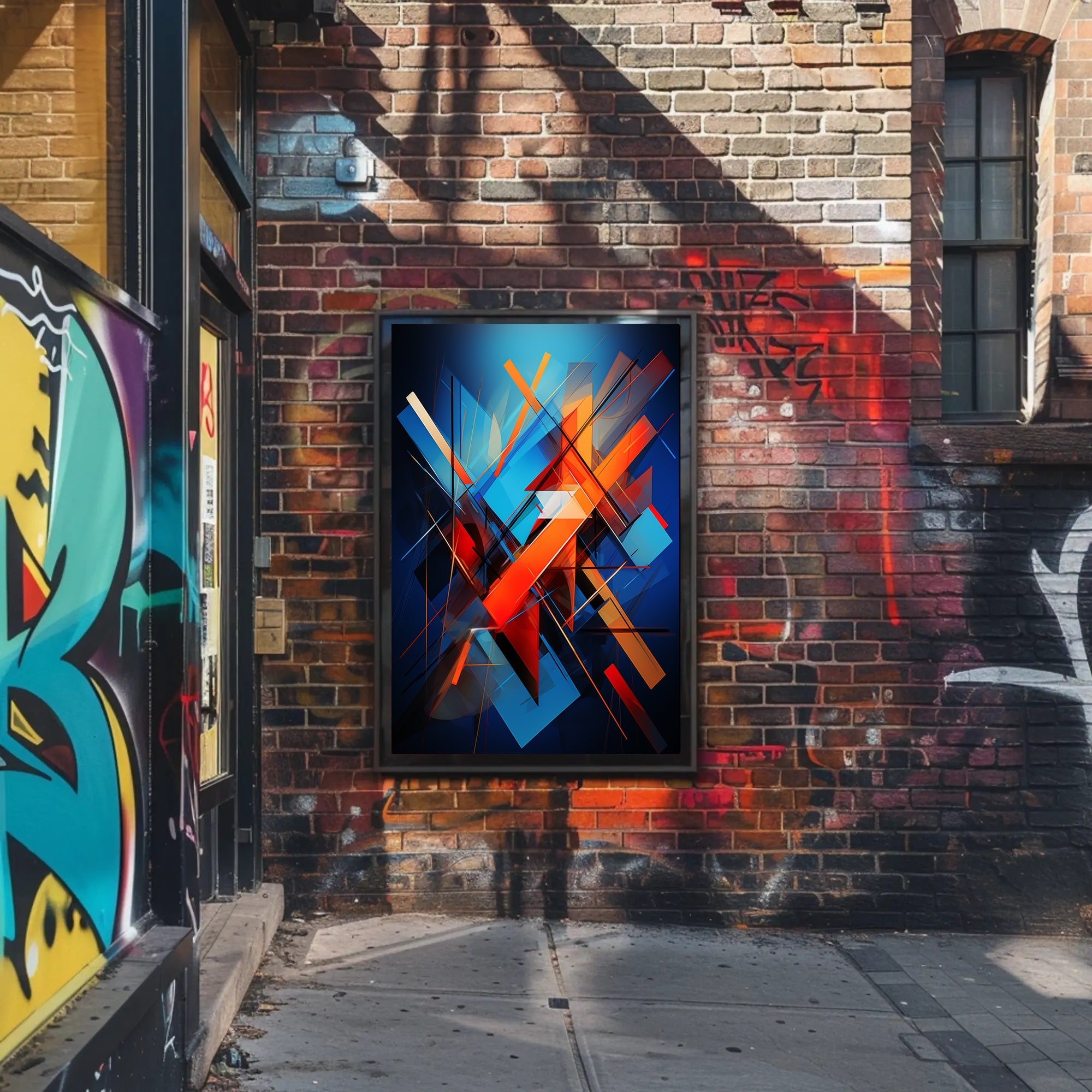 Dynamic Geometric Abstraction Abstract Poster PosterGoat