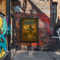 Jerusalem Harmony of History Poster