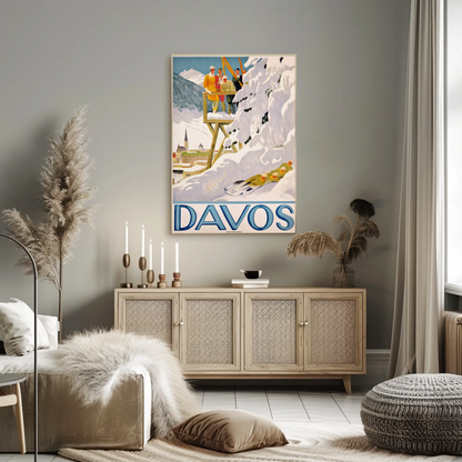 Davos Winter Sports Poster