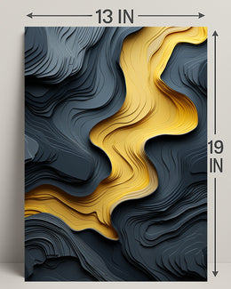 Flowing Layers Poster PosterGoat