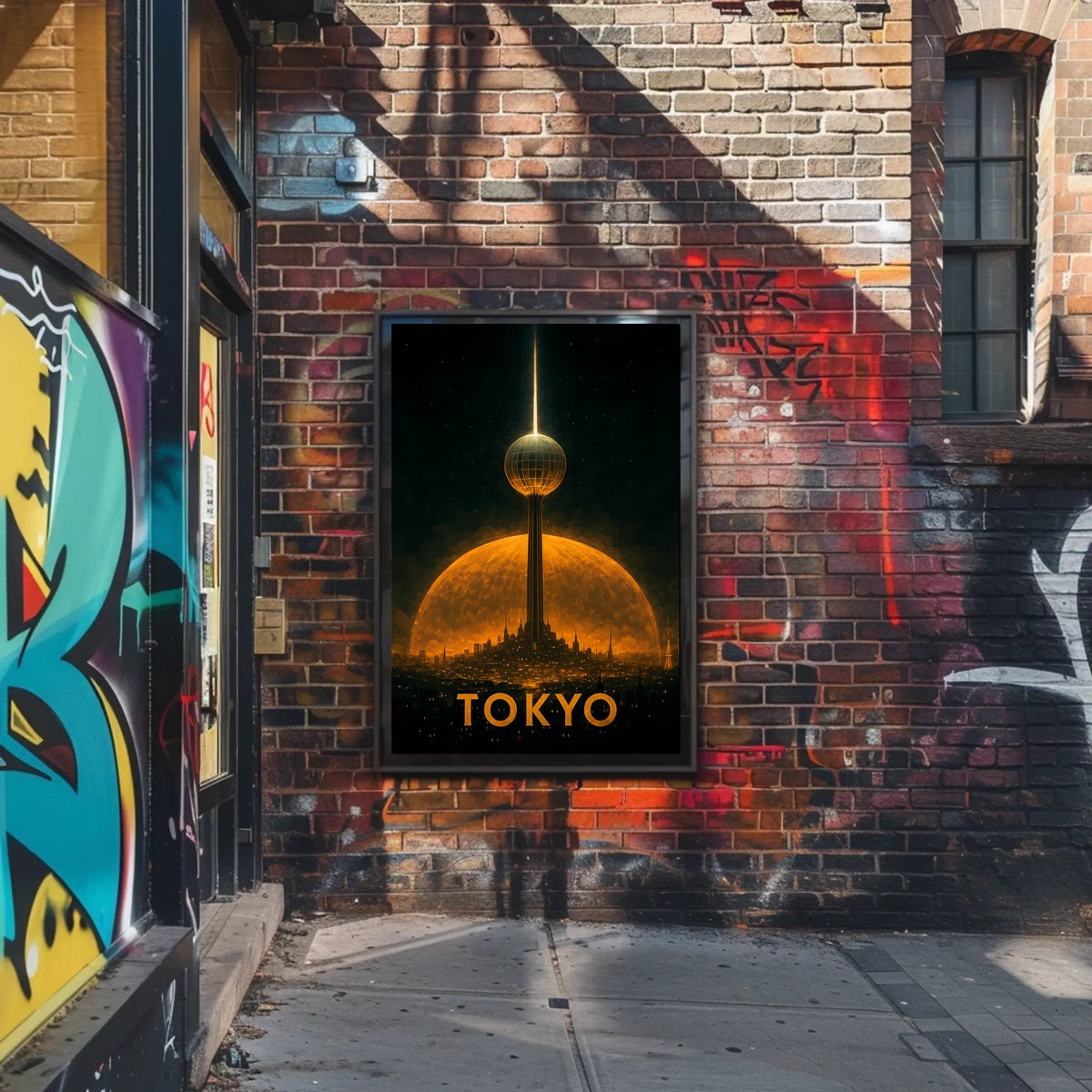 Futuristic Tokyo Poster