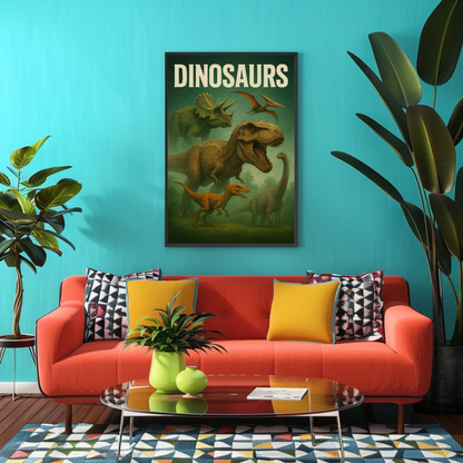Dinosaurs Movie Poster 2 Vintage Poster