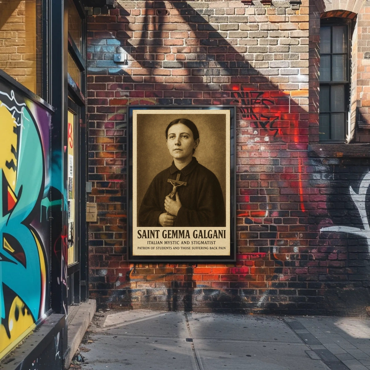 Saint Gemma Galgani Italian Mystic And Poster