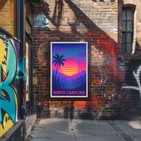 North Carolina Sunset Poster