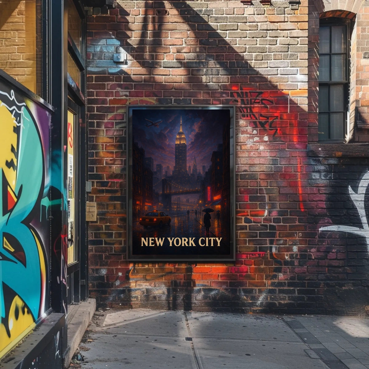 New York City Nightscape Poster