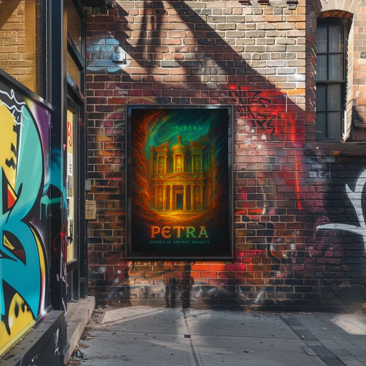 Petra Echoes of Ancient Majesty Poster