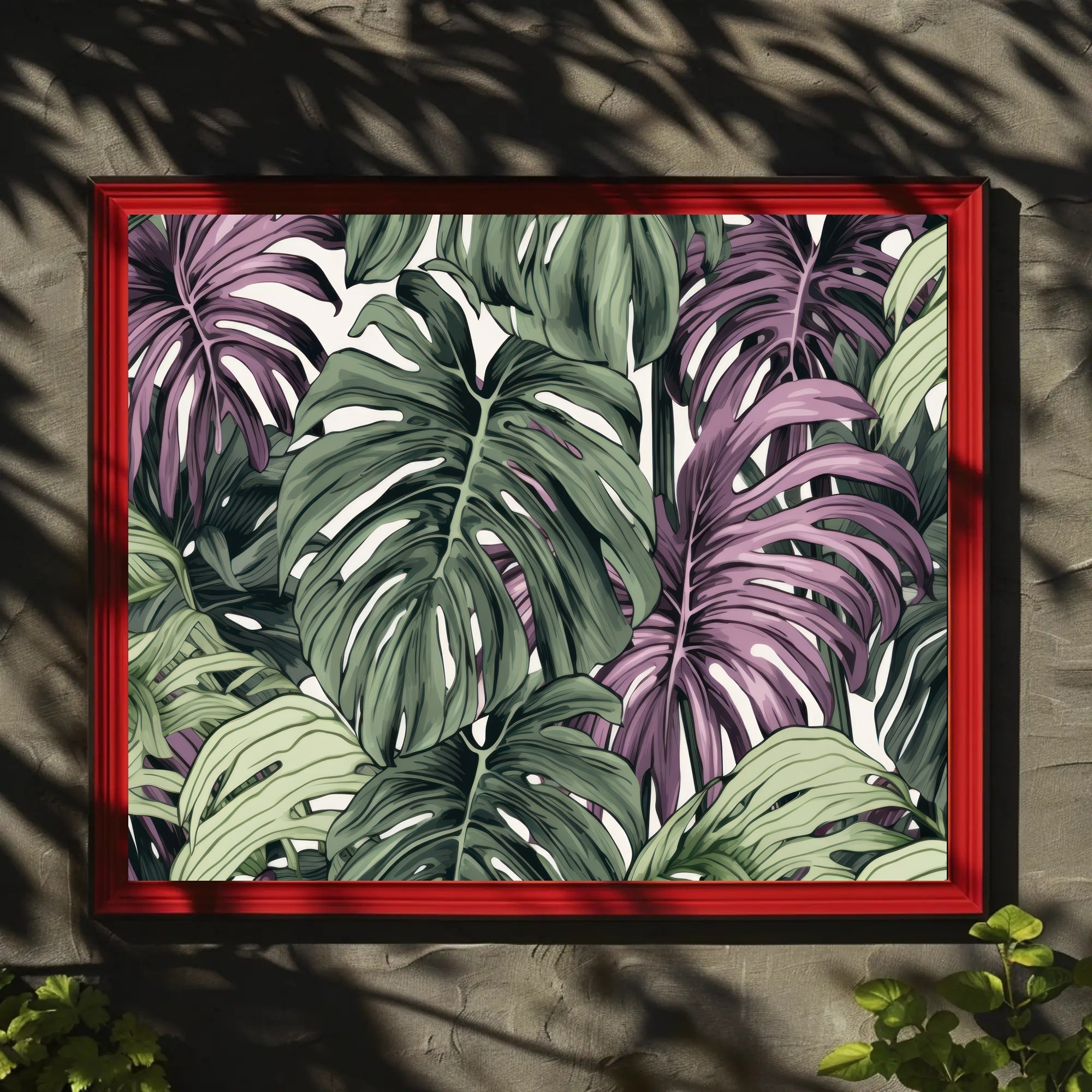 Tropical Foliage Art Poster
