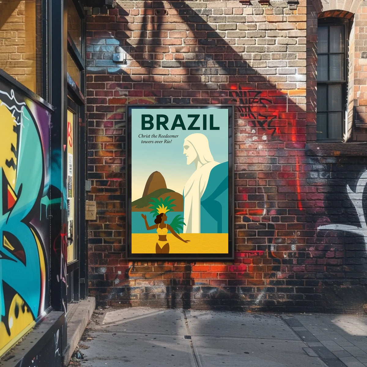 Christ the Redeemer Over Rio Poster
