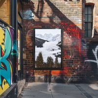 Breathtaking Mountain Landscape Photorealism National Park Poster