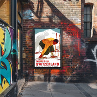 Winter In Switzerland Poster
