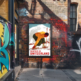 Winter In Switzerland Poster