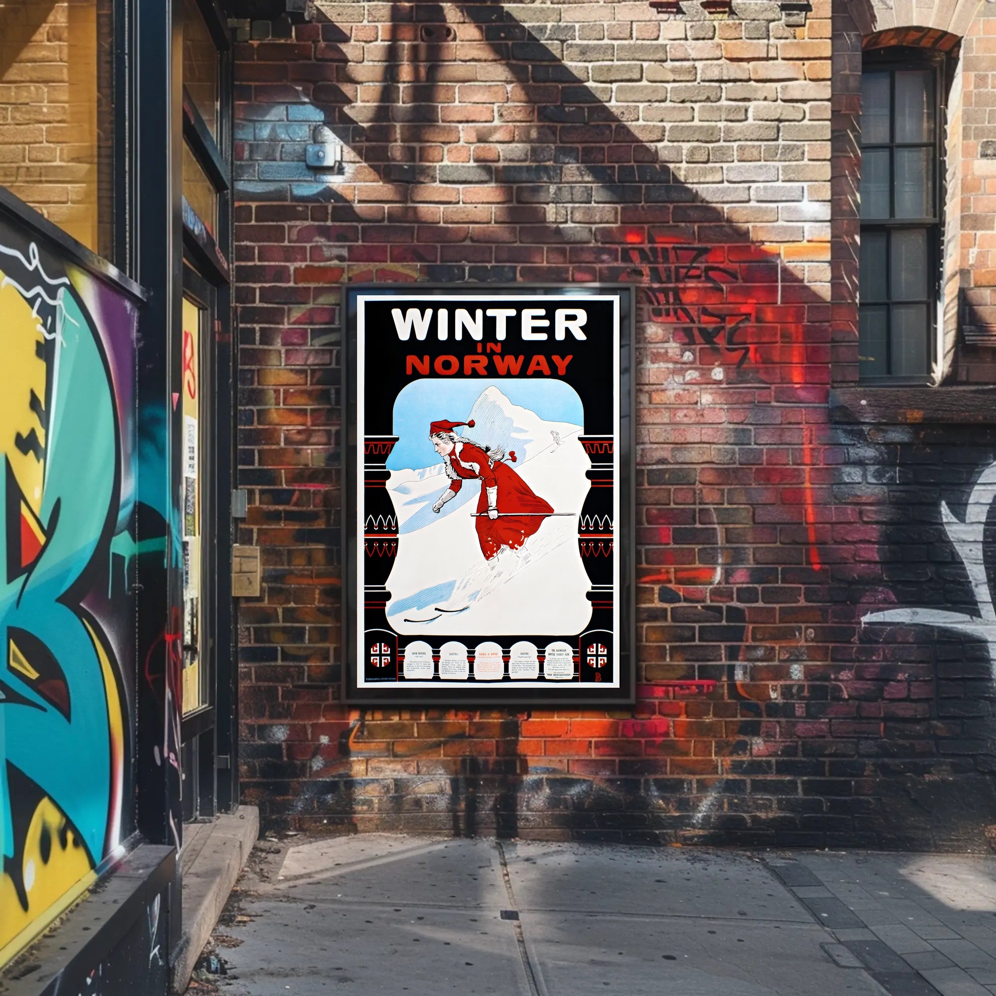 Winter in Norway Poster PosterGoat