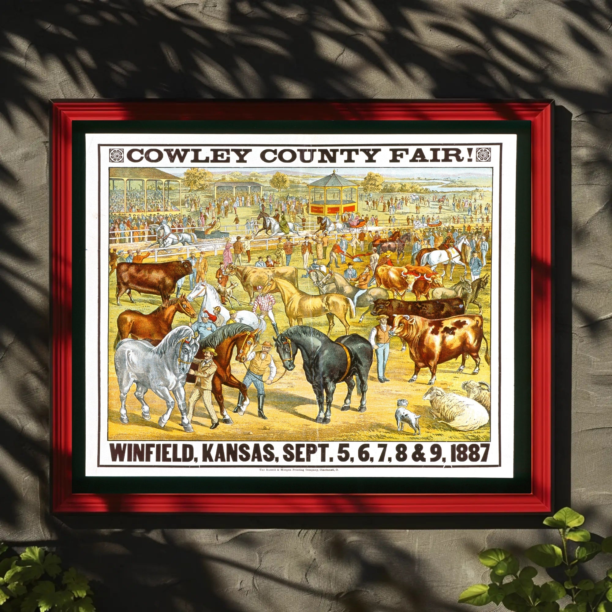 Cowley County Fair 1887 Poster