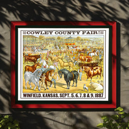 Cowley County Fair 1887 Poster