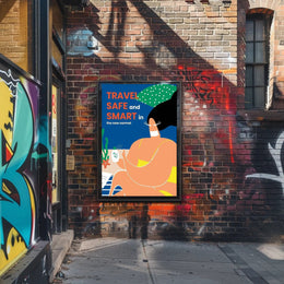 Travel Safe and Smart Poster PosterGoat
