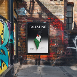 The Land of Palestine Poster PosterGoat