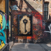 Antique Gothic Key Art Print Poster