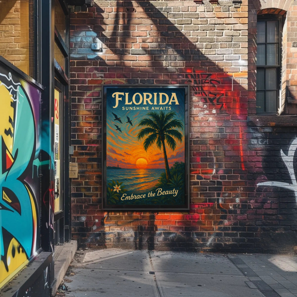 Florida Sunshine Awaits Poster