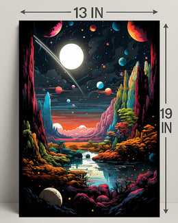 Cosmic Landscape Poster PosterGoat