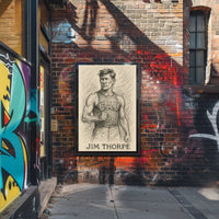 Jim Thorpe Athletic Legend Poster
