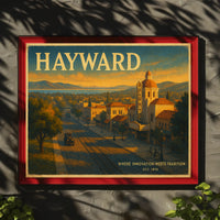 Hayward Travel Poster Where Innovation Meets Tradition