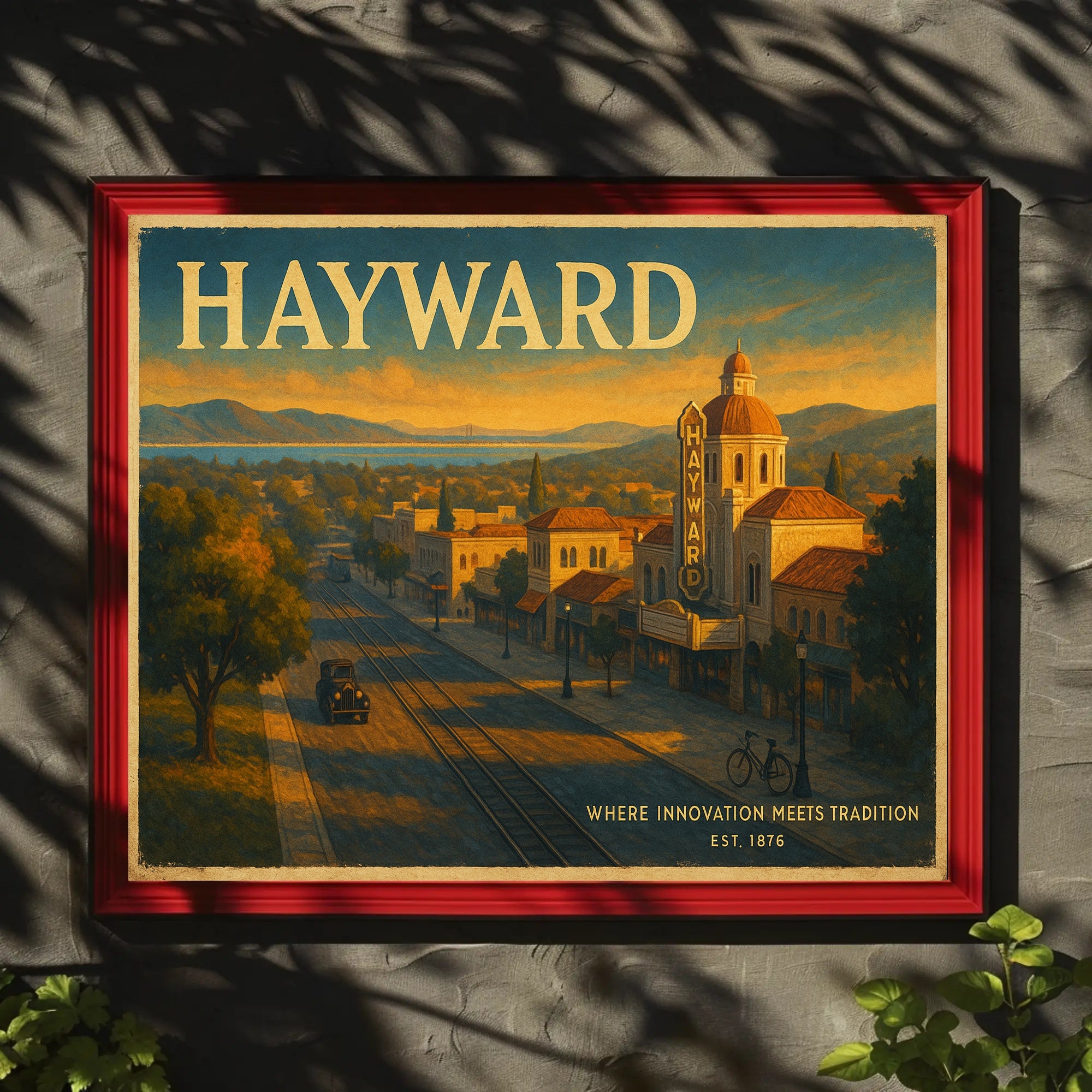 Hayward Travel Poster Where Innovation Meets Tradition