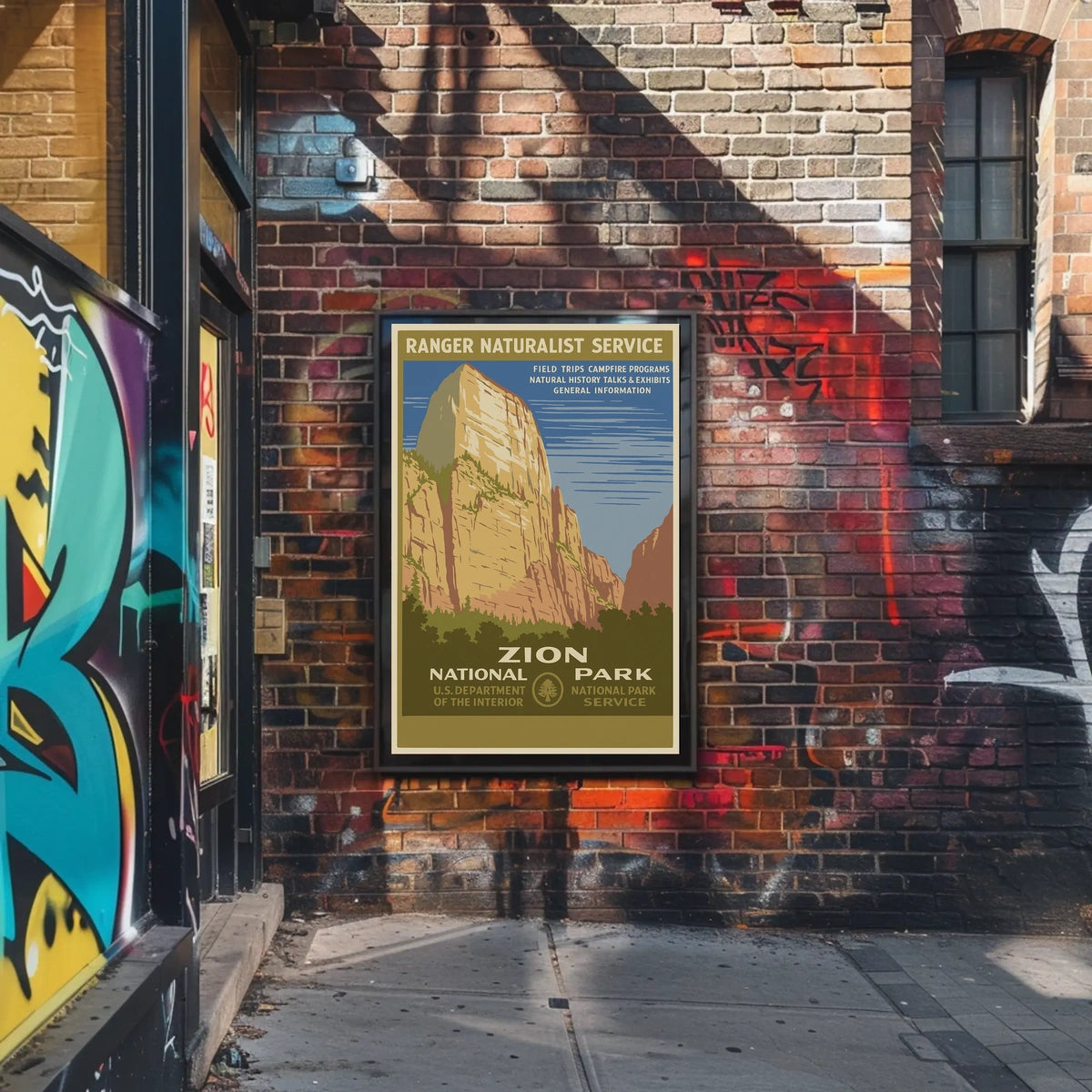 Zion National Park Ranger Programs Poster