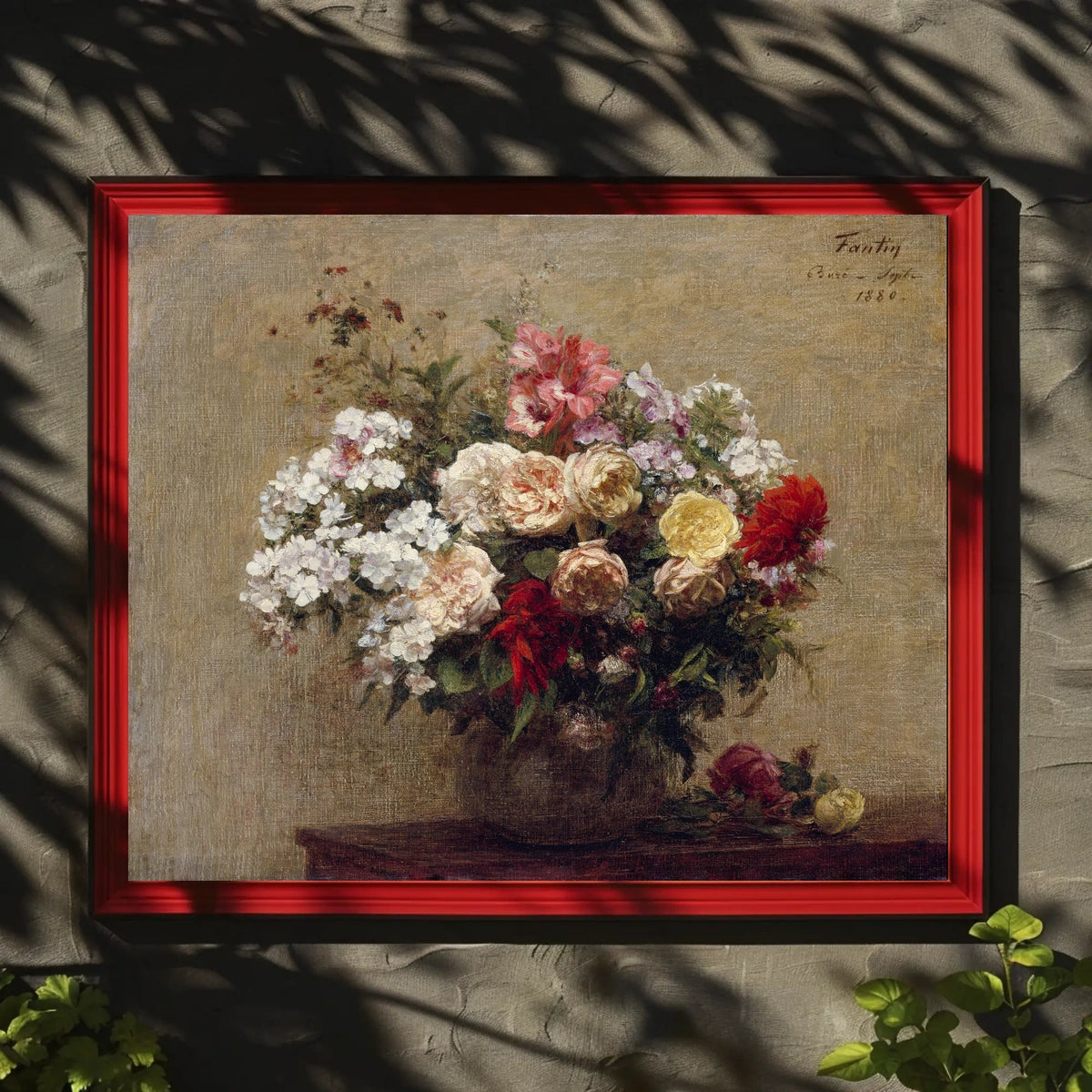 Floral Elegance Classic Still Life Artistic Poster
