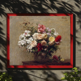 Floral Elegance Classic Still Life Artistic Poster