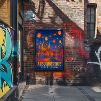 Albuquerque Desert Glow Poster