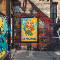 St. Michael Archangel Mystical Art Poster