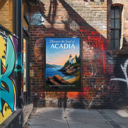 Discover the Soul of Acadia Poster