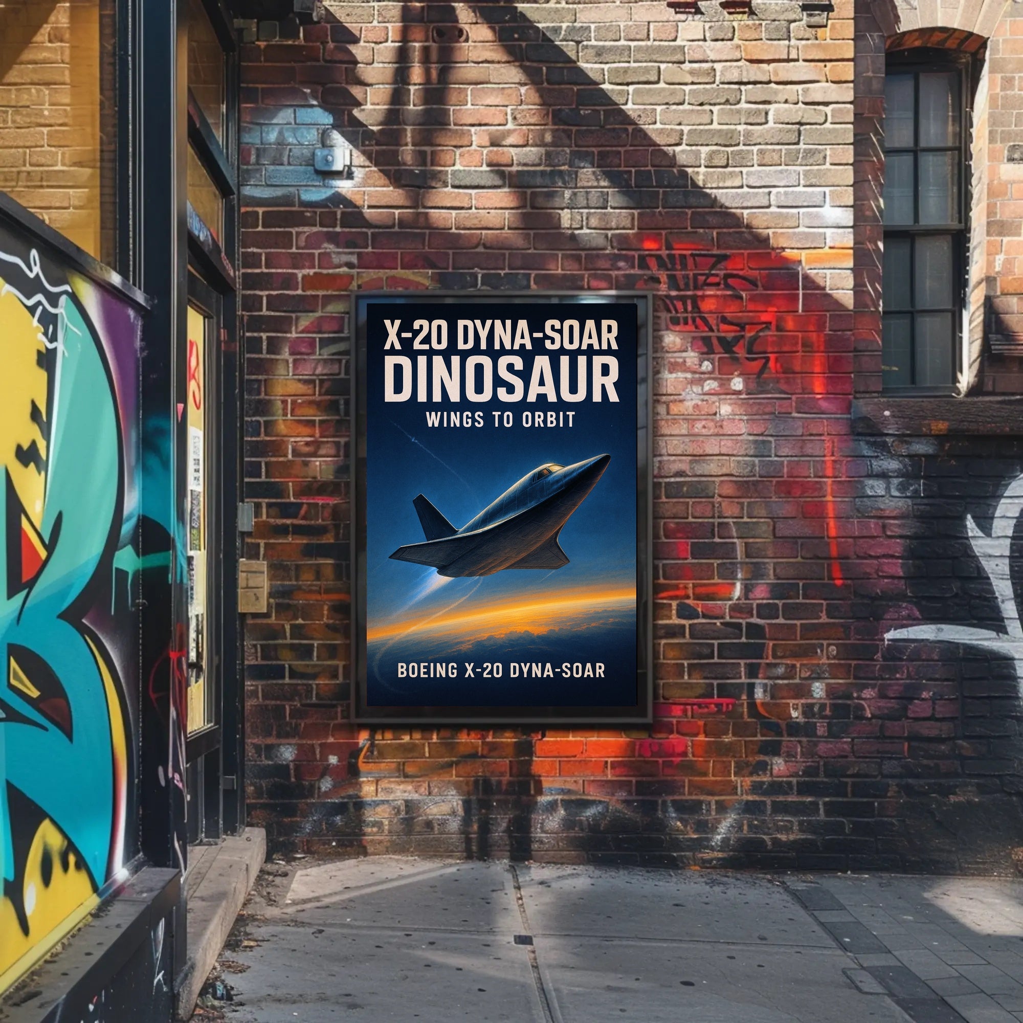 Boeing X-20 Dyna-Soar Wings to Orbit Poster PosterGoat