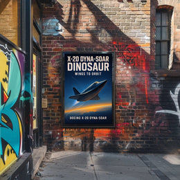 Boeing X-20 Dyna-Soar Wings to Orbit Poster PosterGoat