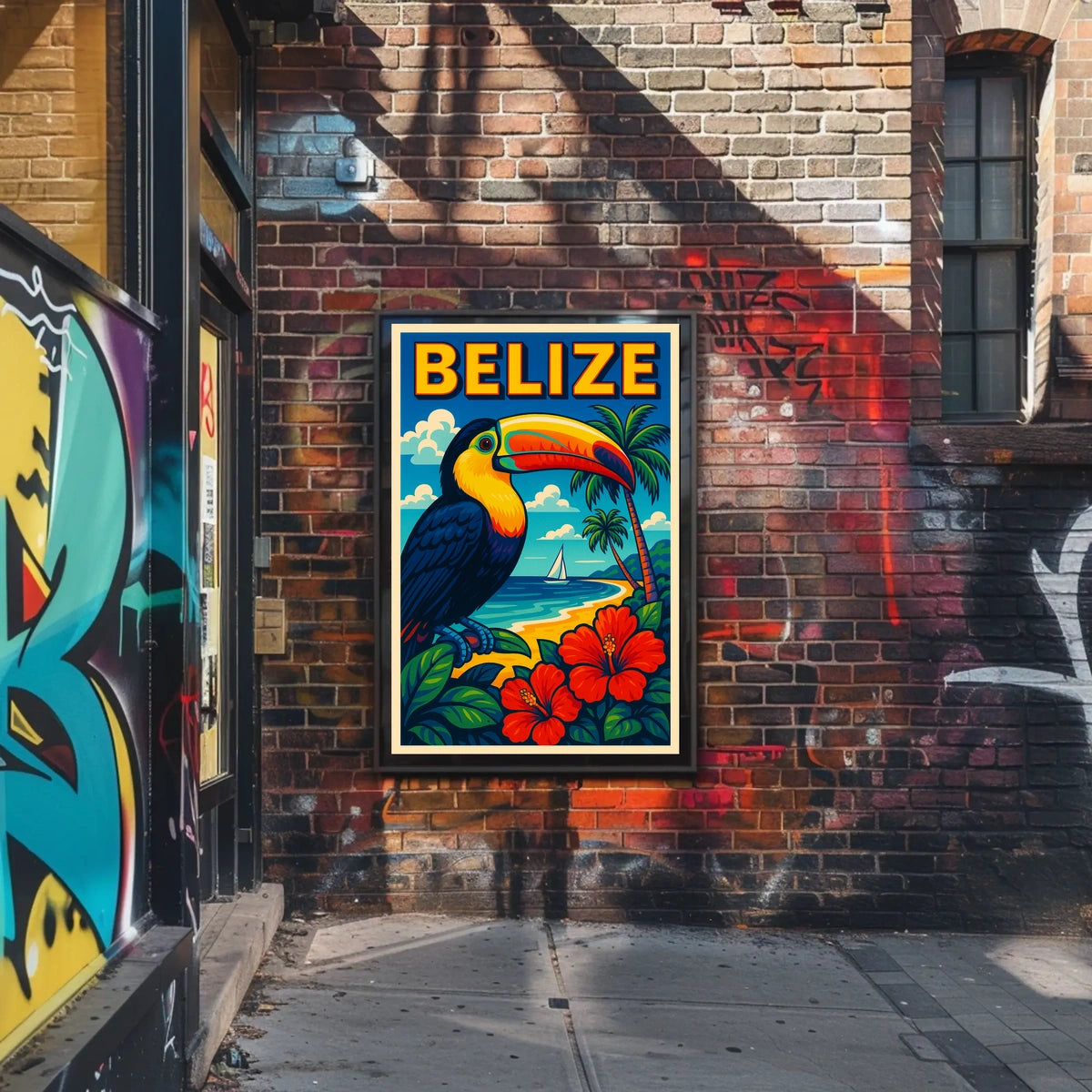 Belize Tropical Paradise Poster