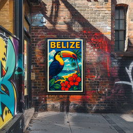 Belize Tropical Paradise Poster