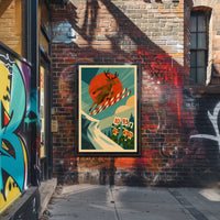 Reindeer Ski Jump Extravaganza Poster