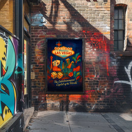 Welcome to Fabulous Las Vegas Poster for Home Decor Fans
