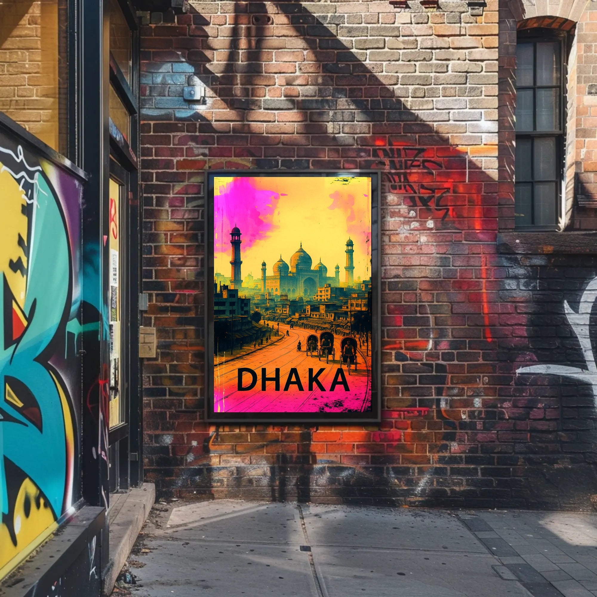 Dhaka Cityscape Poster PosterGoat