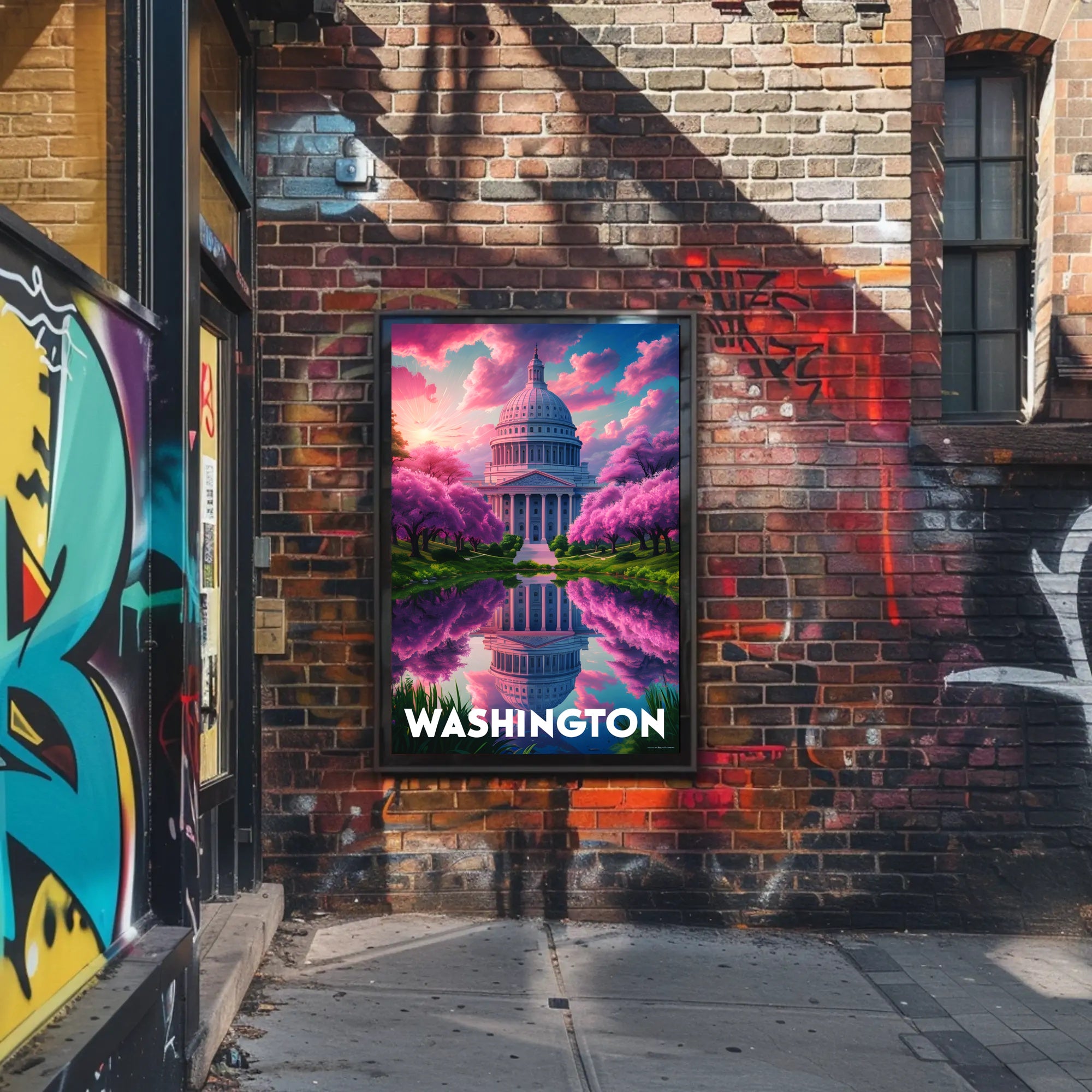 Washington in Bloom Poster