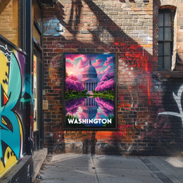 Washington in Bloom Poster
