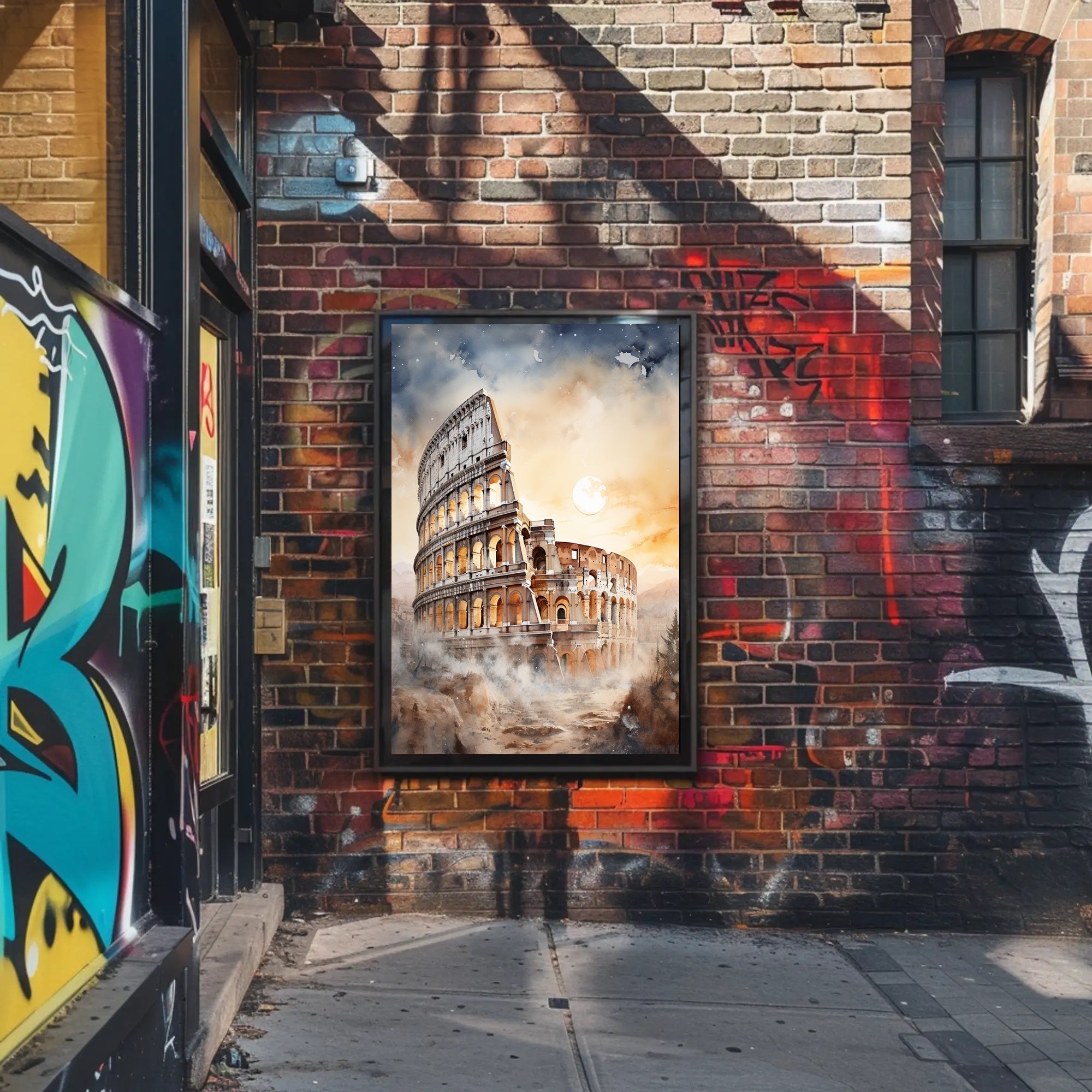 Colosseum At Dusk Poster