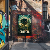 Georgia A Fusion of History and Modernity Poster