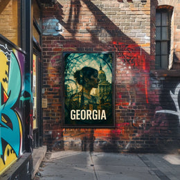 Georgia A Fusion of History and Modernity Poster